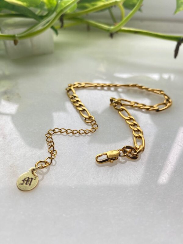 Gold Figaro Chain Anklet