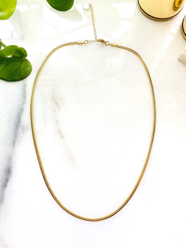 Gold Herringbone Chain