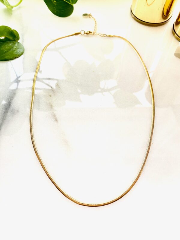 Gold Herringbone Chain