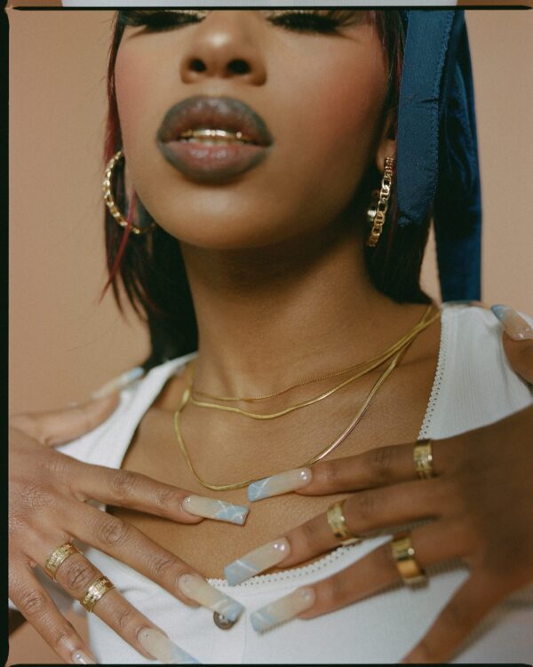 Gold Herringbone Chain