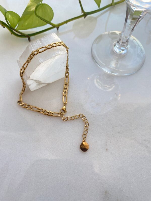 Gold Figaro Chain Anklet