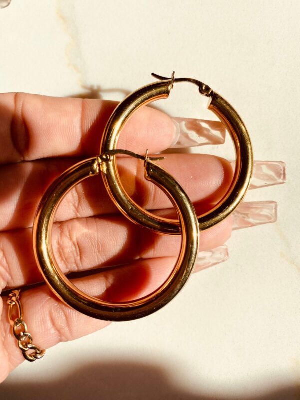 Gold Hoop Earrings