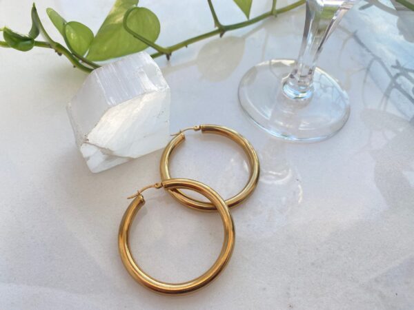Gold Hoop Earrings