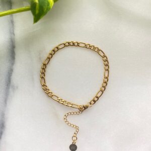 Gold Figaro Chain Anklet