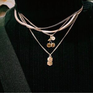 S Charm Necklace