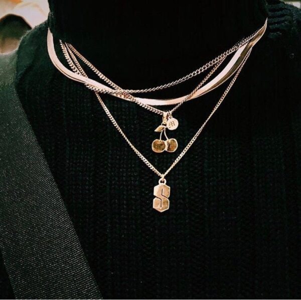 S Charm Necklace