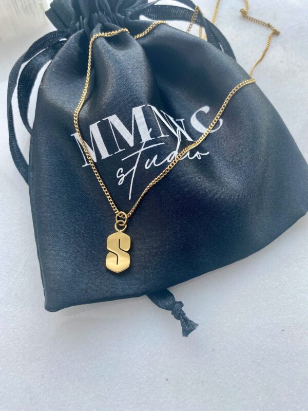 S Charm Necklace