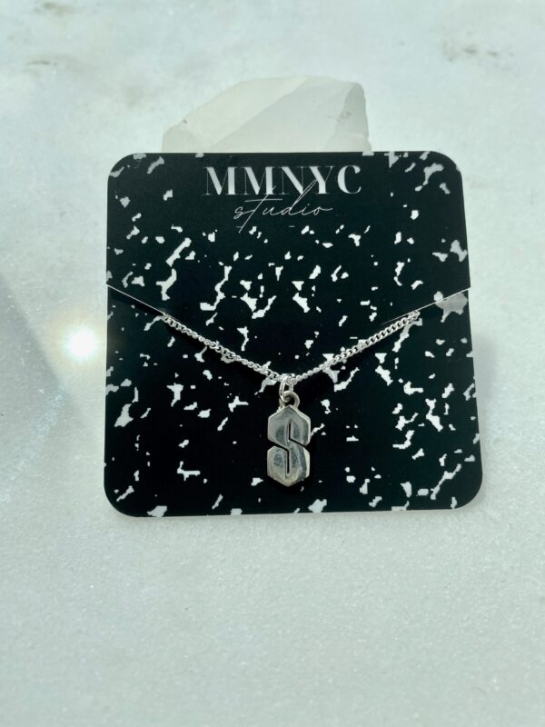 S Charm Necklace