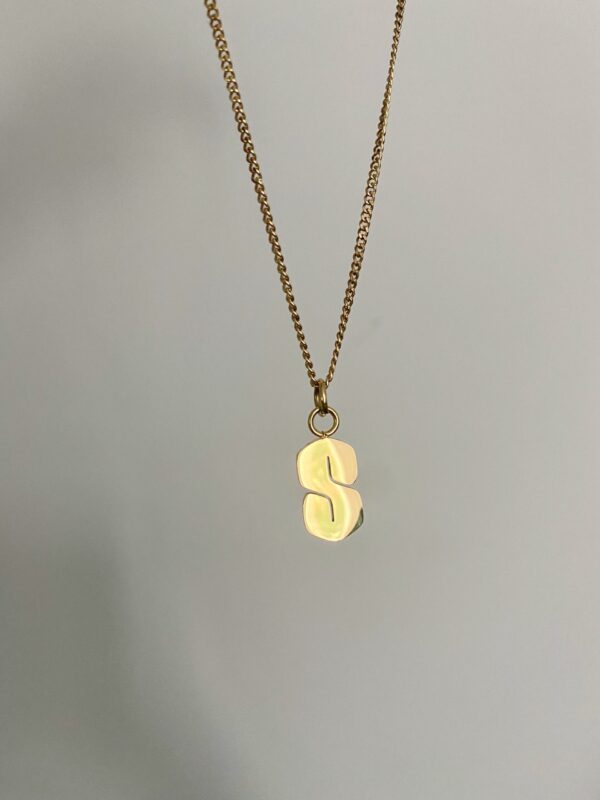 S Charm Necklace