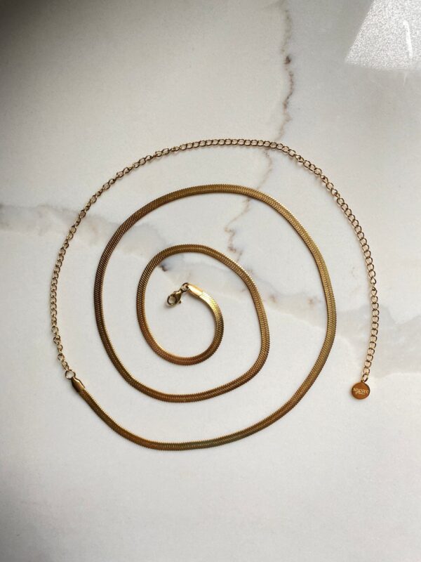 Herringbone Belly Chain