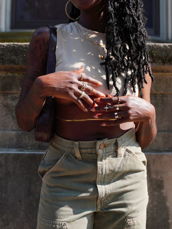 Herringbone Belly Chain