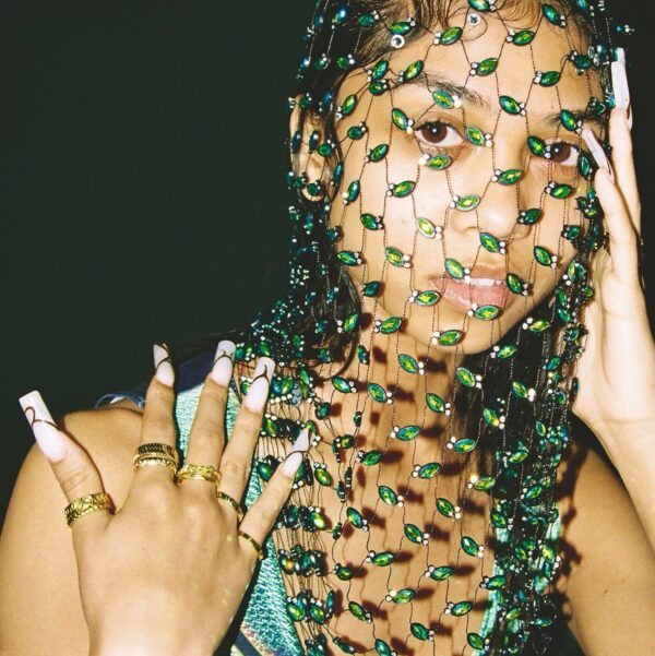 Gold Herringbone Chain Ring