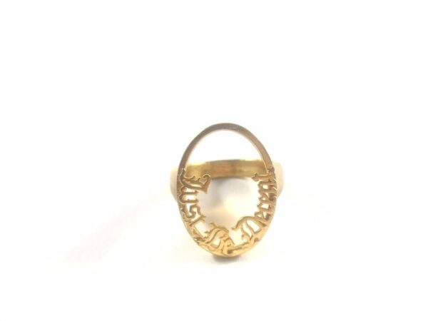 Just Be Decent Signet Ring