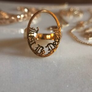 Just Be Decent Signet Ring