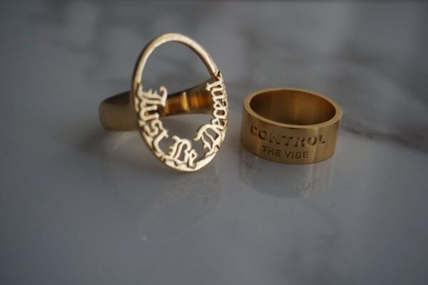 Just Be Decent Signet Ring