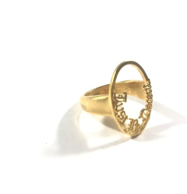 Just Be Decent Signet Ring