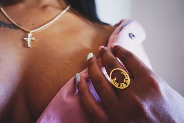 Just Be Decent Signet Ring