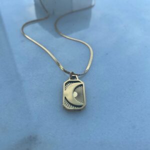 Moon Pendant Necklace