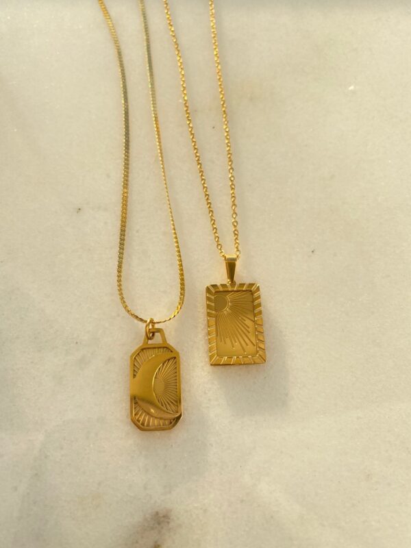 Moon Pendant Necklace