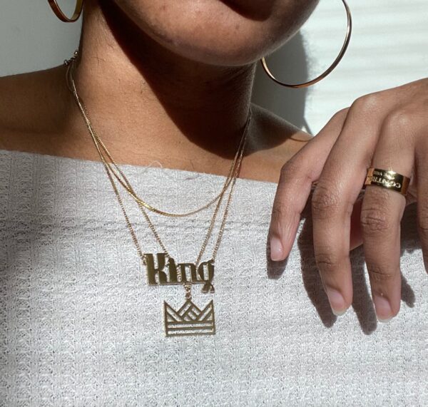 King Cooley x MMNYC.Studio Crown Necklace | Simple Crown Necklace | Minimal | Gold Crown Necklace |Gift for kids | Gift for women