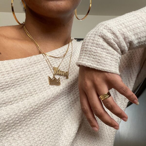 King Cooley x MMNYC.Studio Crown Necklace | Simple Crown Necklace | Minimal | Gold Crown Necklace |Gift for kids | Gift for women