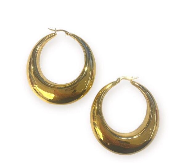 Chunky Oval Hoops